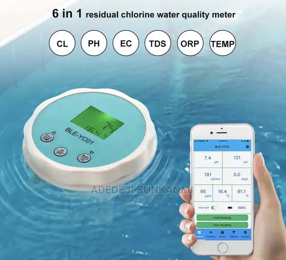 Blutooth Chlorine Meter for Chlorinated Water