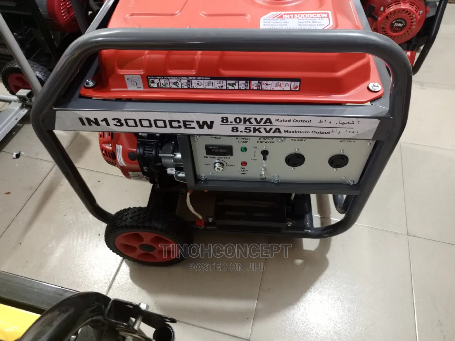 Ipower Generator IN13000CEW 8.5 KVA 100% Copper