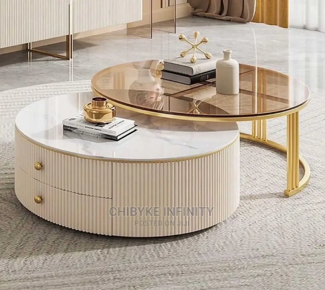 Quality Luxury 2in1 Marble Center Table and More Series.