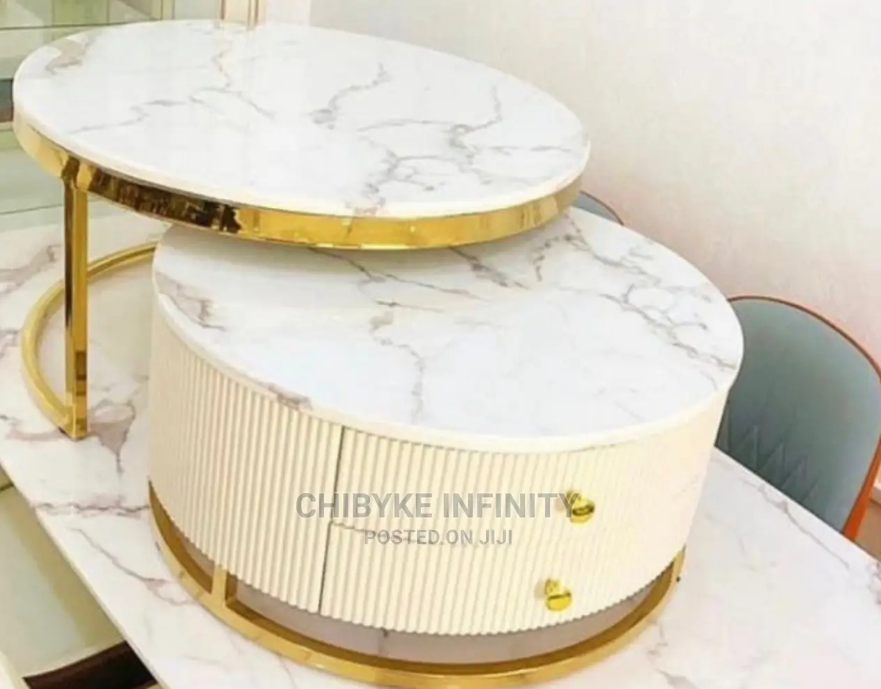 Quality Luxury 2in1 Marble Center Table and More Series.