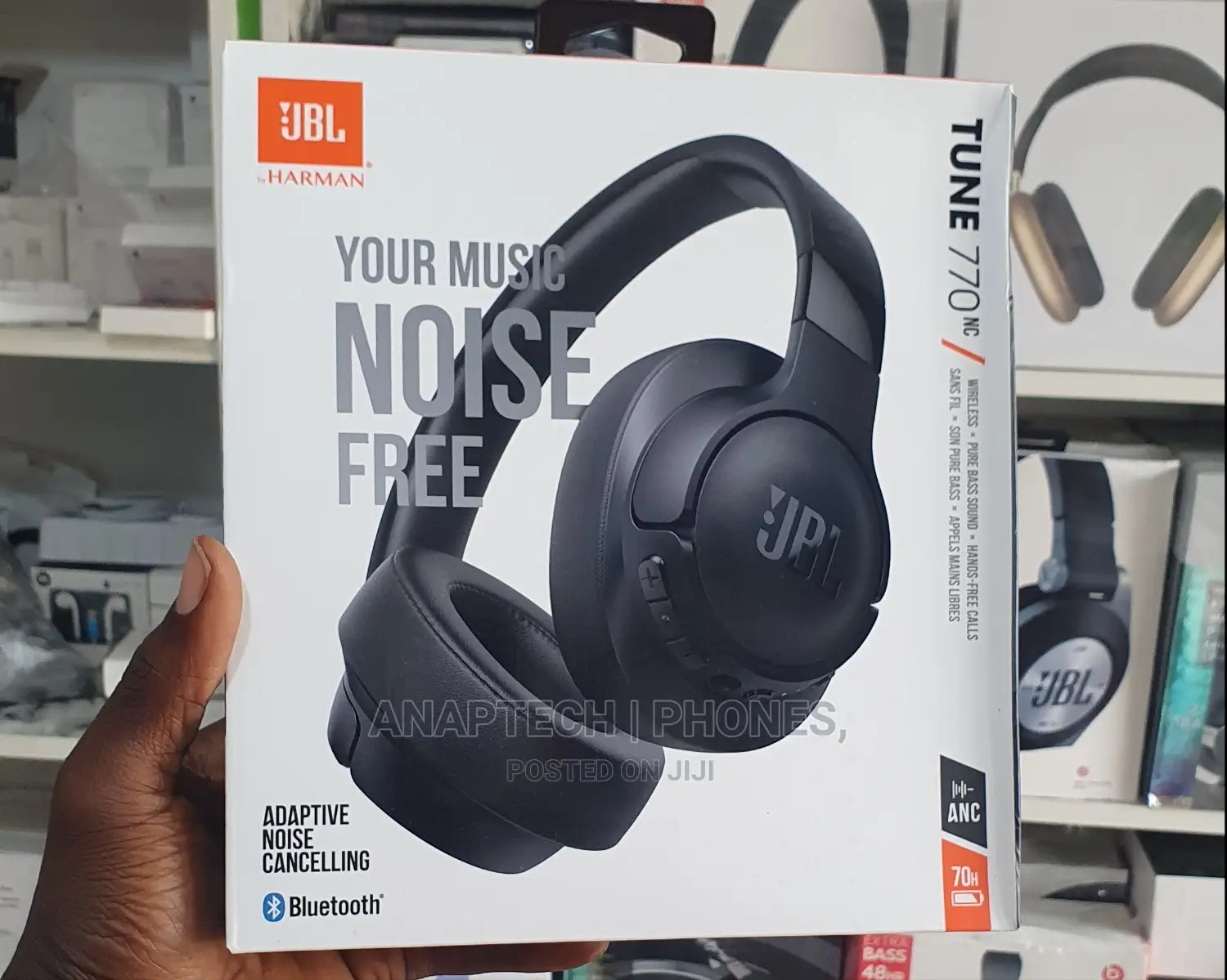 JBL Harman Tune 770 Wireless NC Adaptive Noise Cancelling