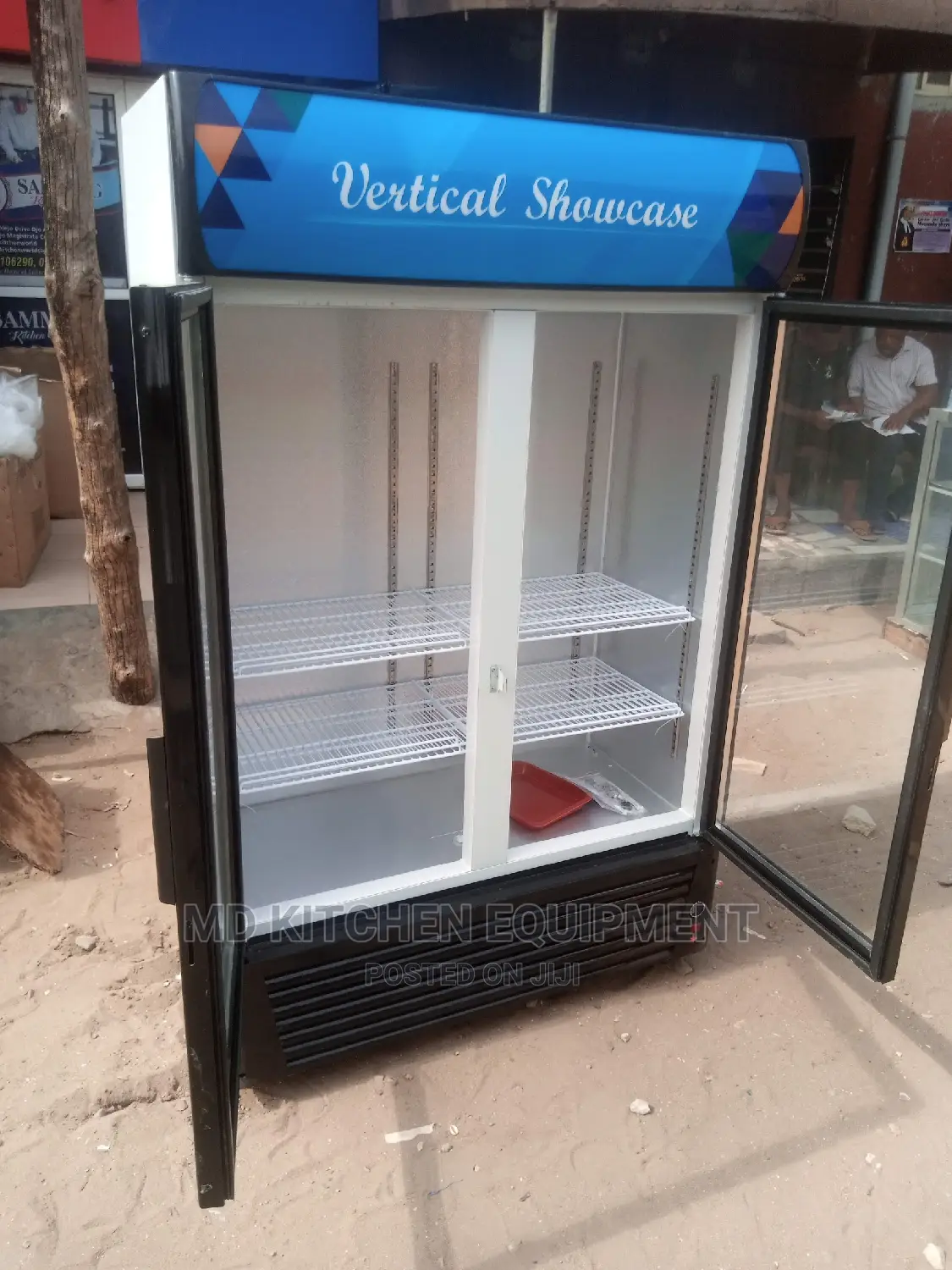 Industrial Double Door Vertical Chiller