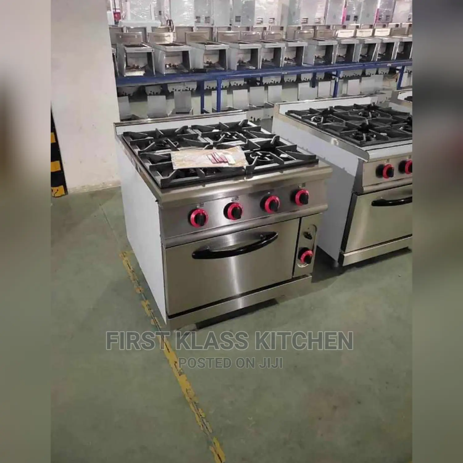 Commercial Gas Cooker 4 Burner With Oven