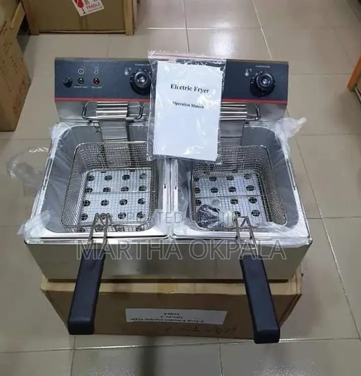Electric Double Basket Deep Fryer