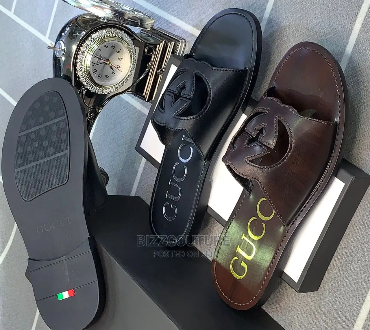 Original GUCCI Slippers Available in Store