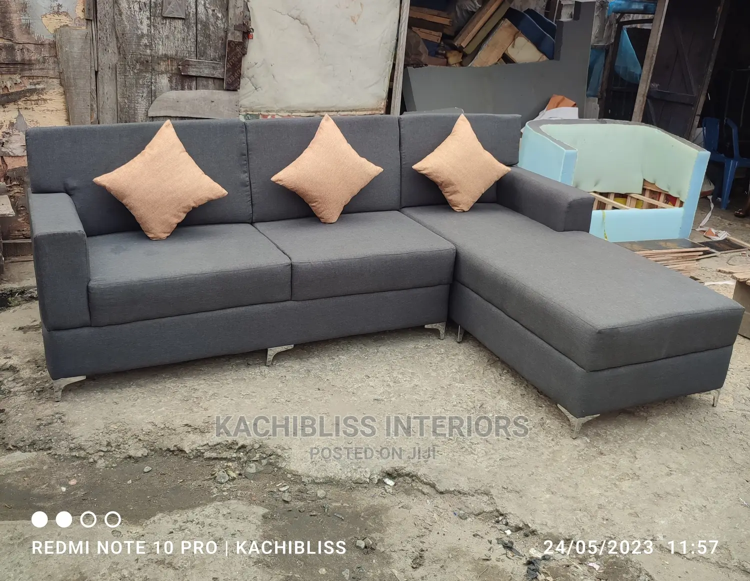 6 Seater L-Shape Chair