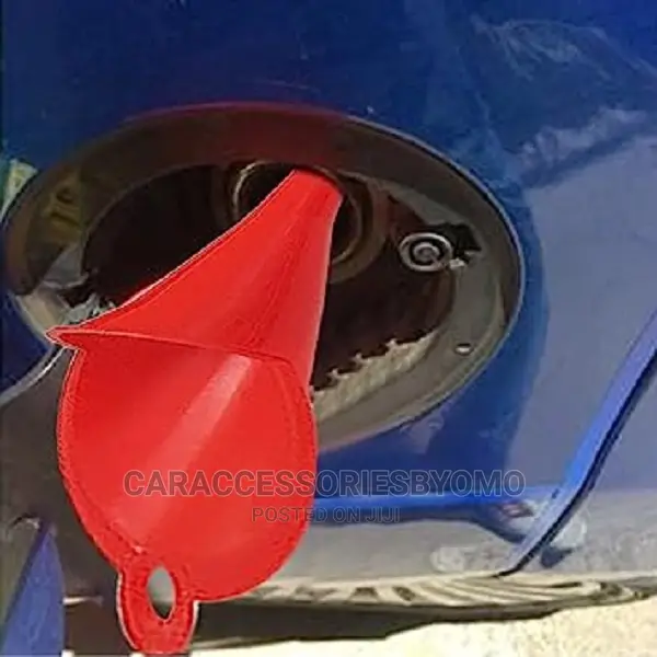 Anti-splash Bevel Angle Long Stem Petrol Funnel Drip-free