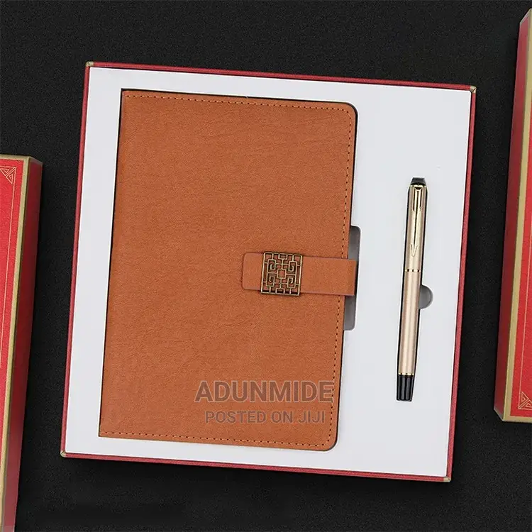 Customizable Notebook and Pen Gift Set