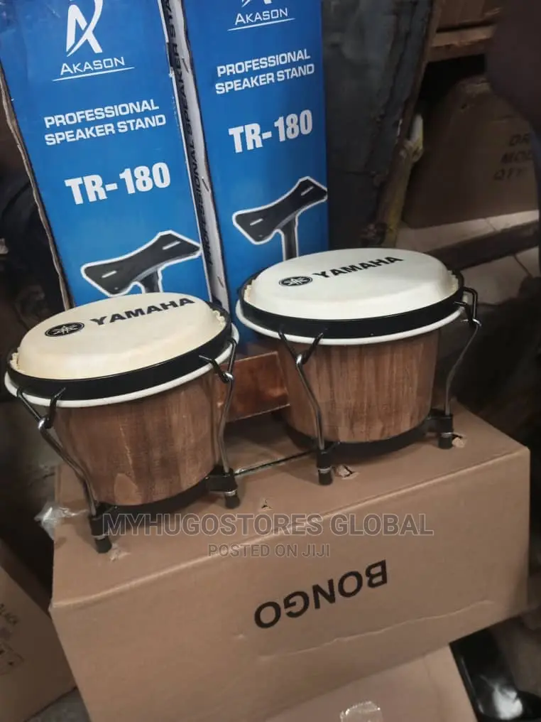 Yamaha Professional Wooden Mini Bongo Drum With Stand