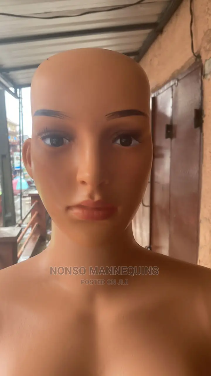 Bololo Non Detachable Waist Bald Head Plastic Female Dummy
