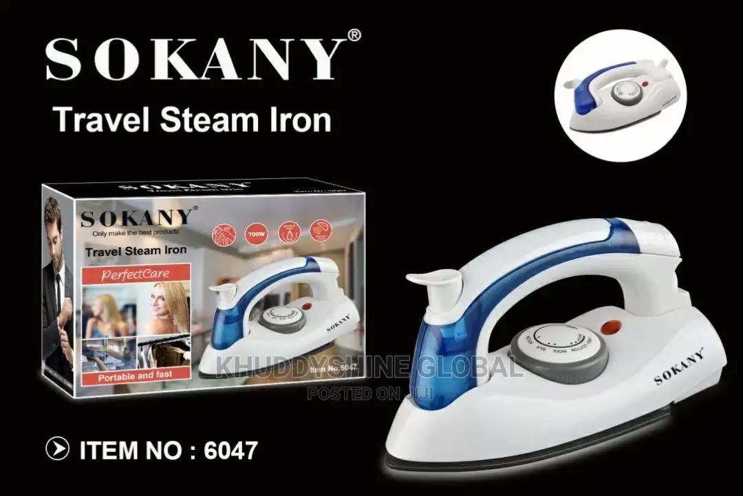 Sokany Iron Steam Machine Travel Iron Folding