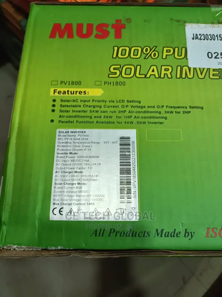 Must 5kva 48v Hybrid Inverter