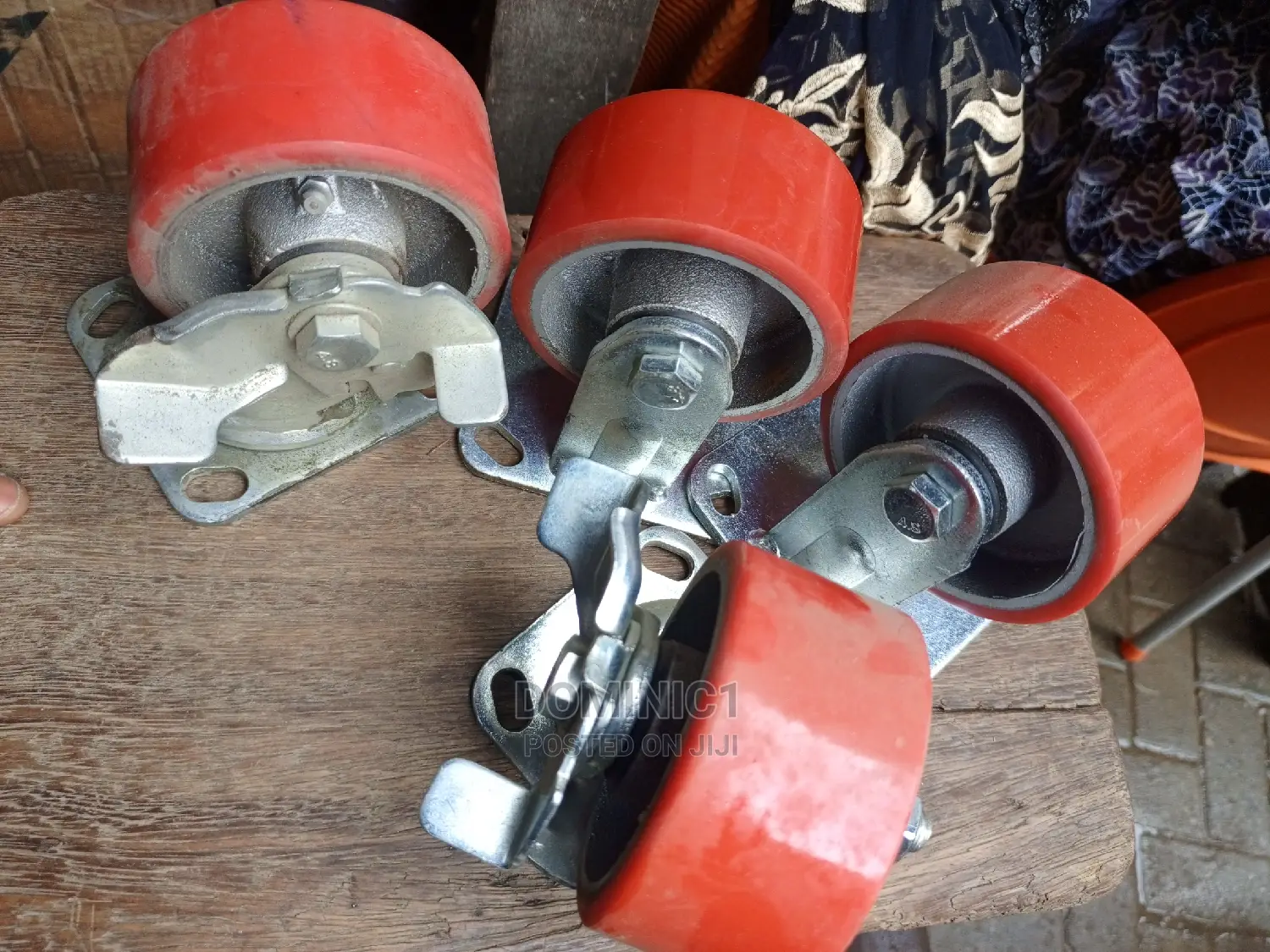 4 Inches Heavy Duty Red