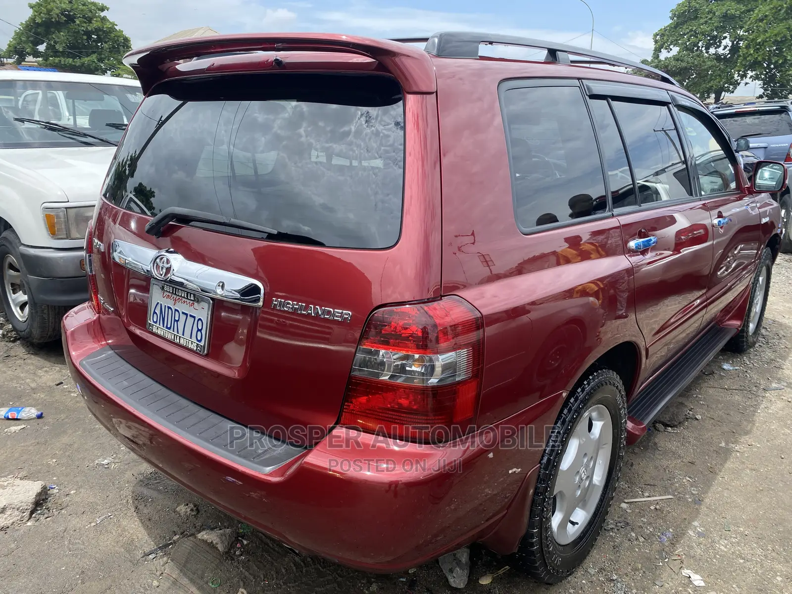 Toyota Highlander V6 4x4 2005 Red
