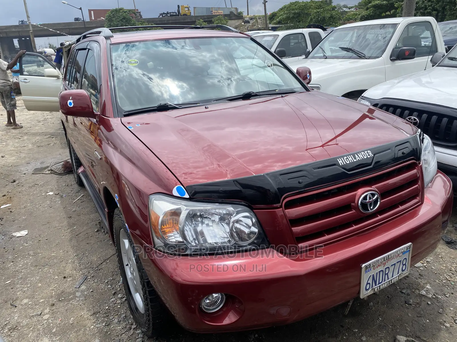 Toyota Highlander V6 4x4 2005 Red