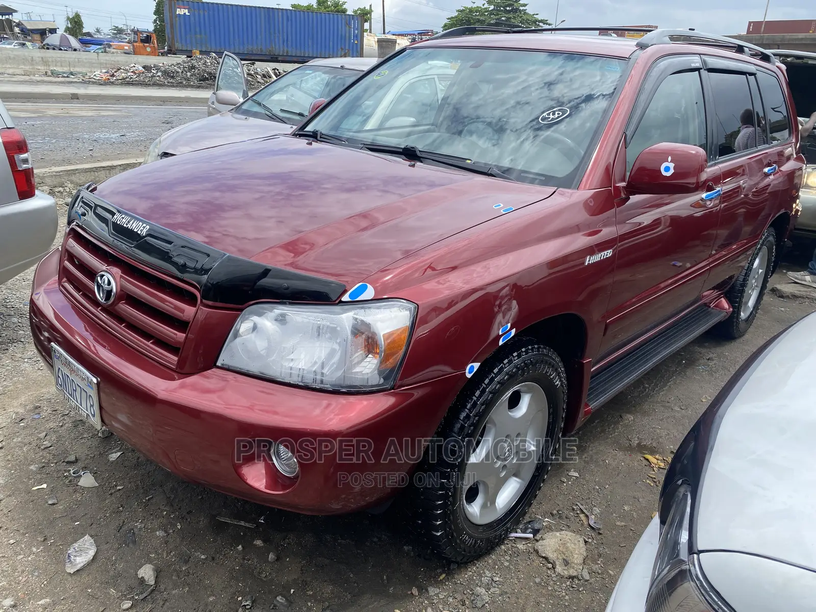 Toyota Highlander V6 4x4 2005 Red