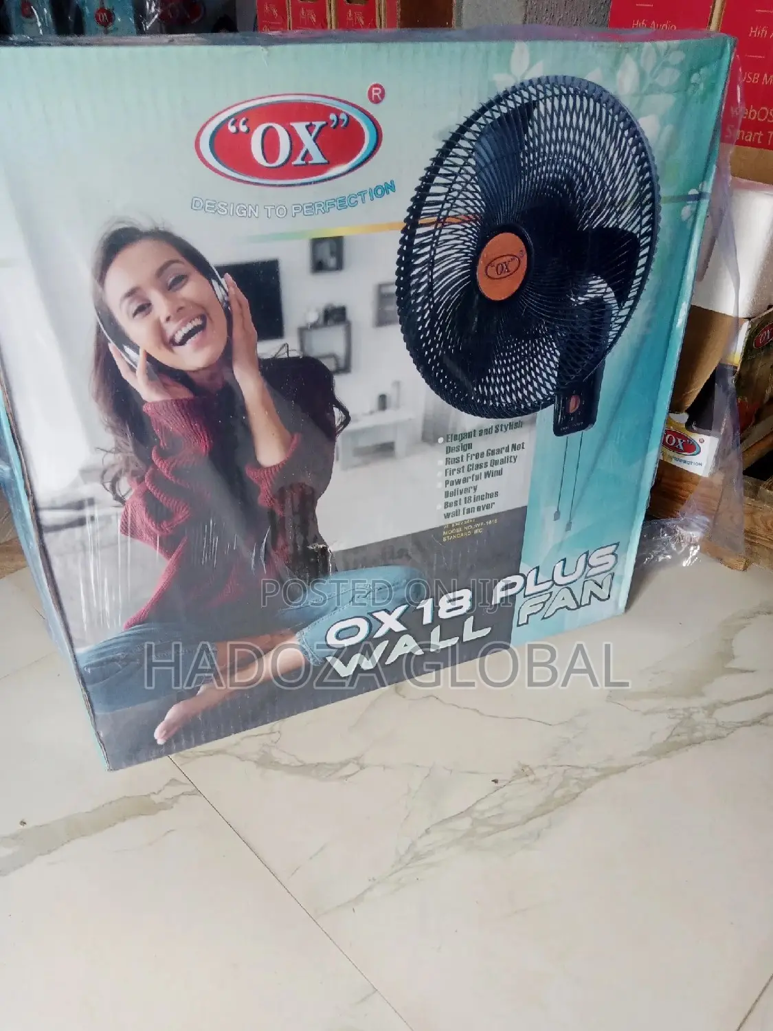 Ox Fan 18 Inches Wall Fan With Elegant Design