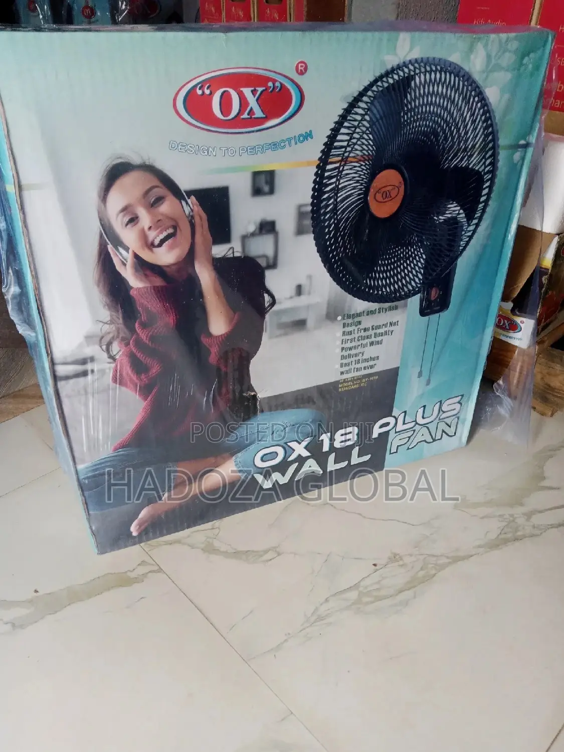 Ox Wall Fan 18 Inches First Class Quality
