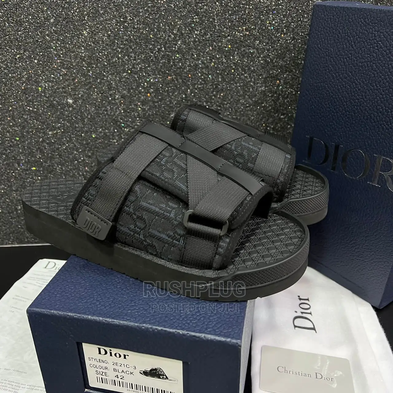 Luxury Dior Alpha Sandal “ Dior Oblique “