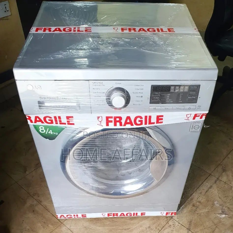 Lg 8kg Inverter Wash and Dry Washing Machine +(Delivery)