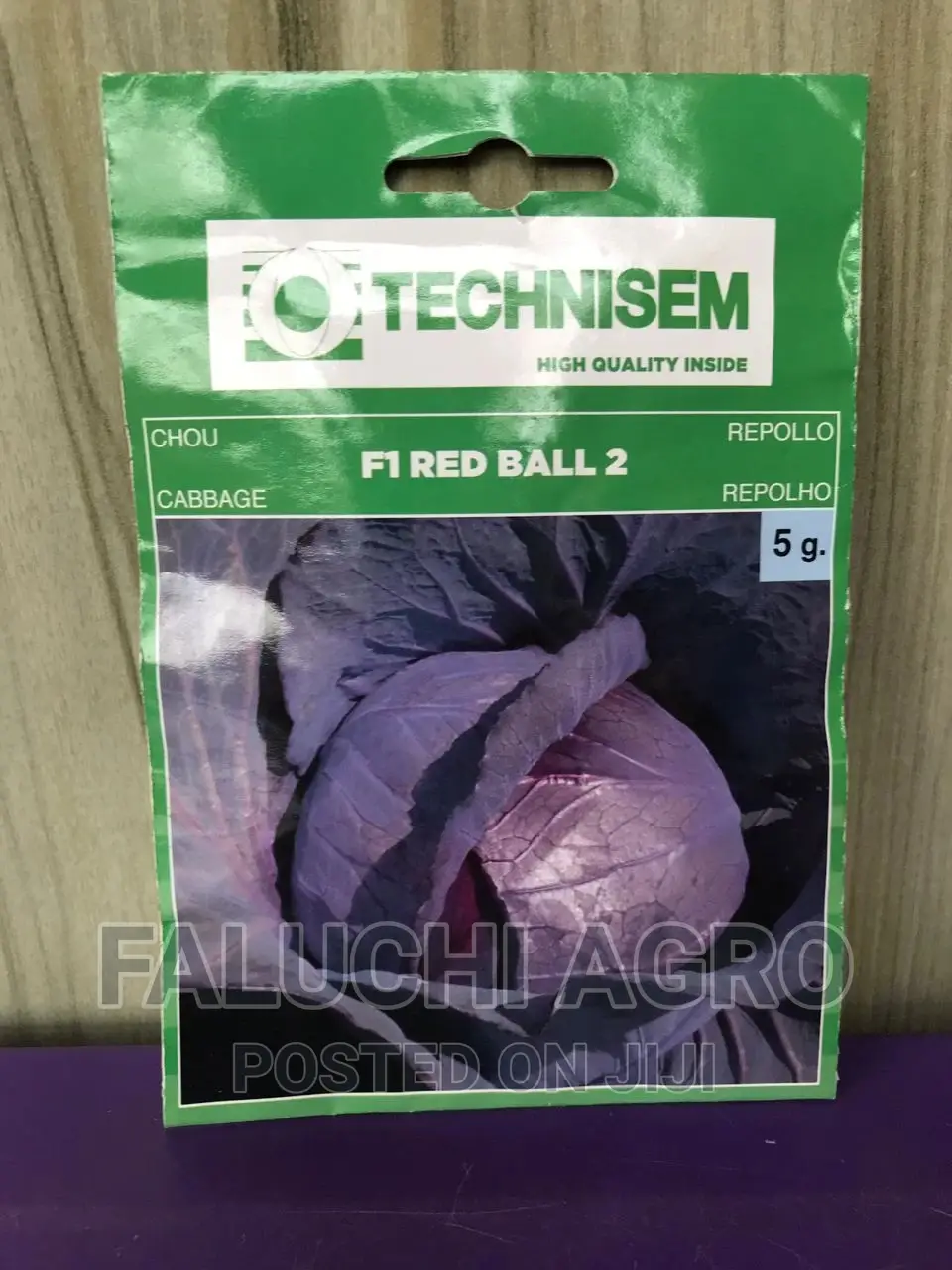 Hybrid Cabbage Seeds (F1 Red Ball 2)