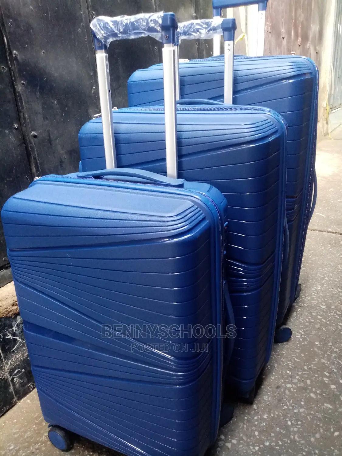 Set of 3 Unbreakable Elastic Rubber Plastic Luggage Boxes