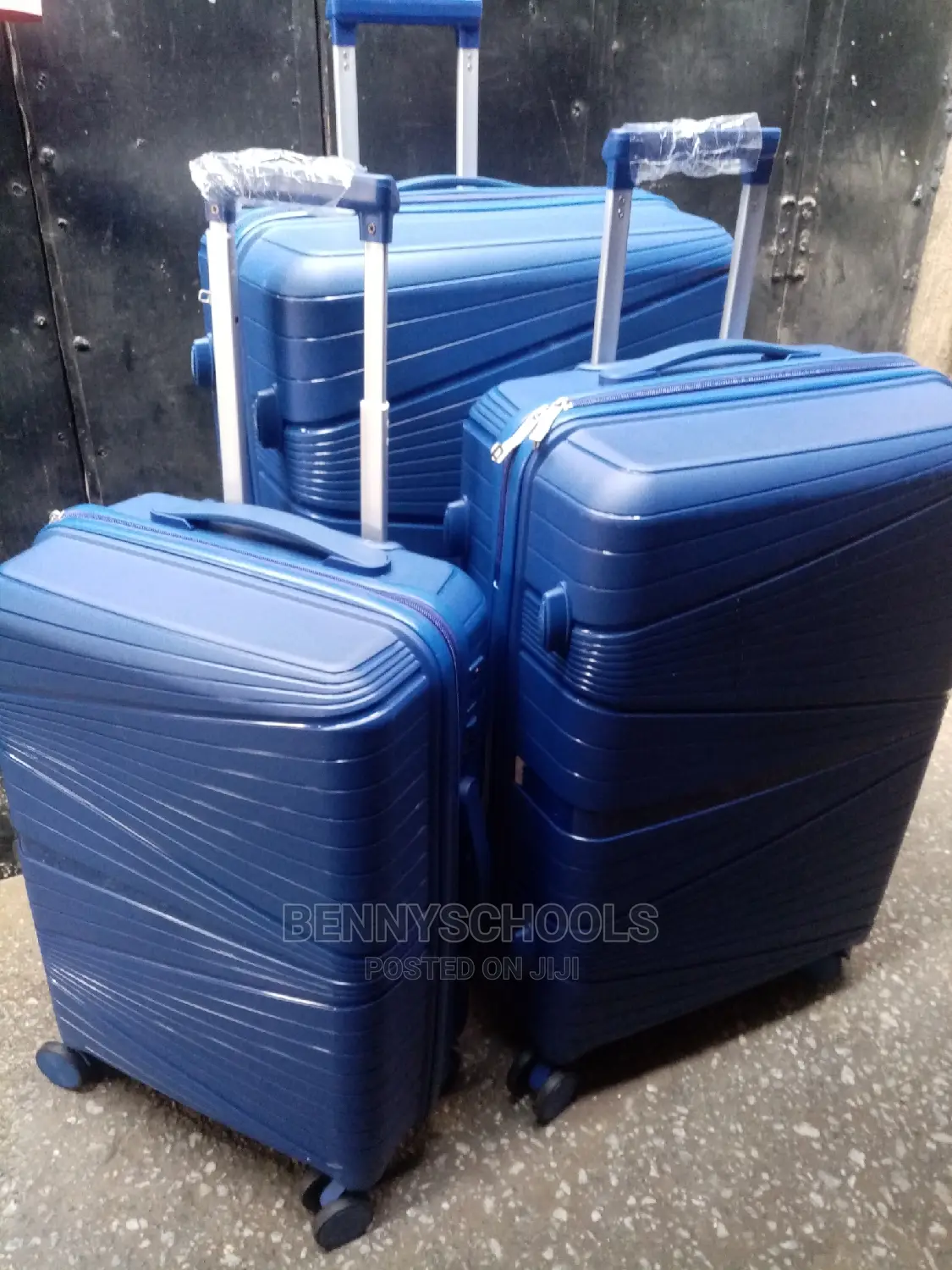 Set of 3 Unbreakable Elastic Rubber Plastic Luggage Boxes