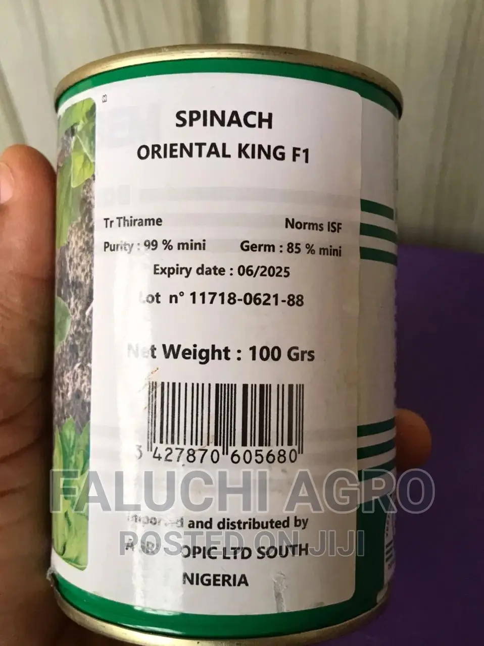 Hybrid Spinach Seeds (Oriental King F1)