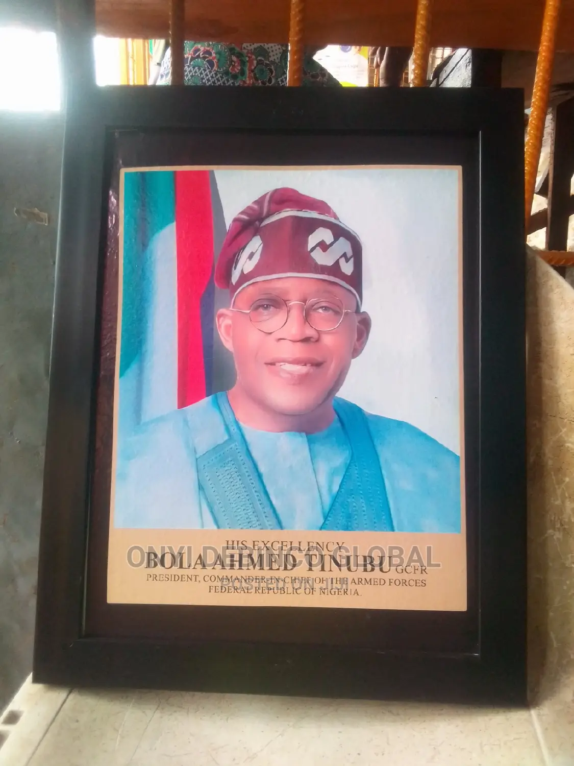 Official Portrait of Mr. President Bola Ahmed Tinubu GCFR