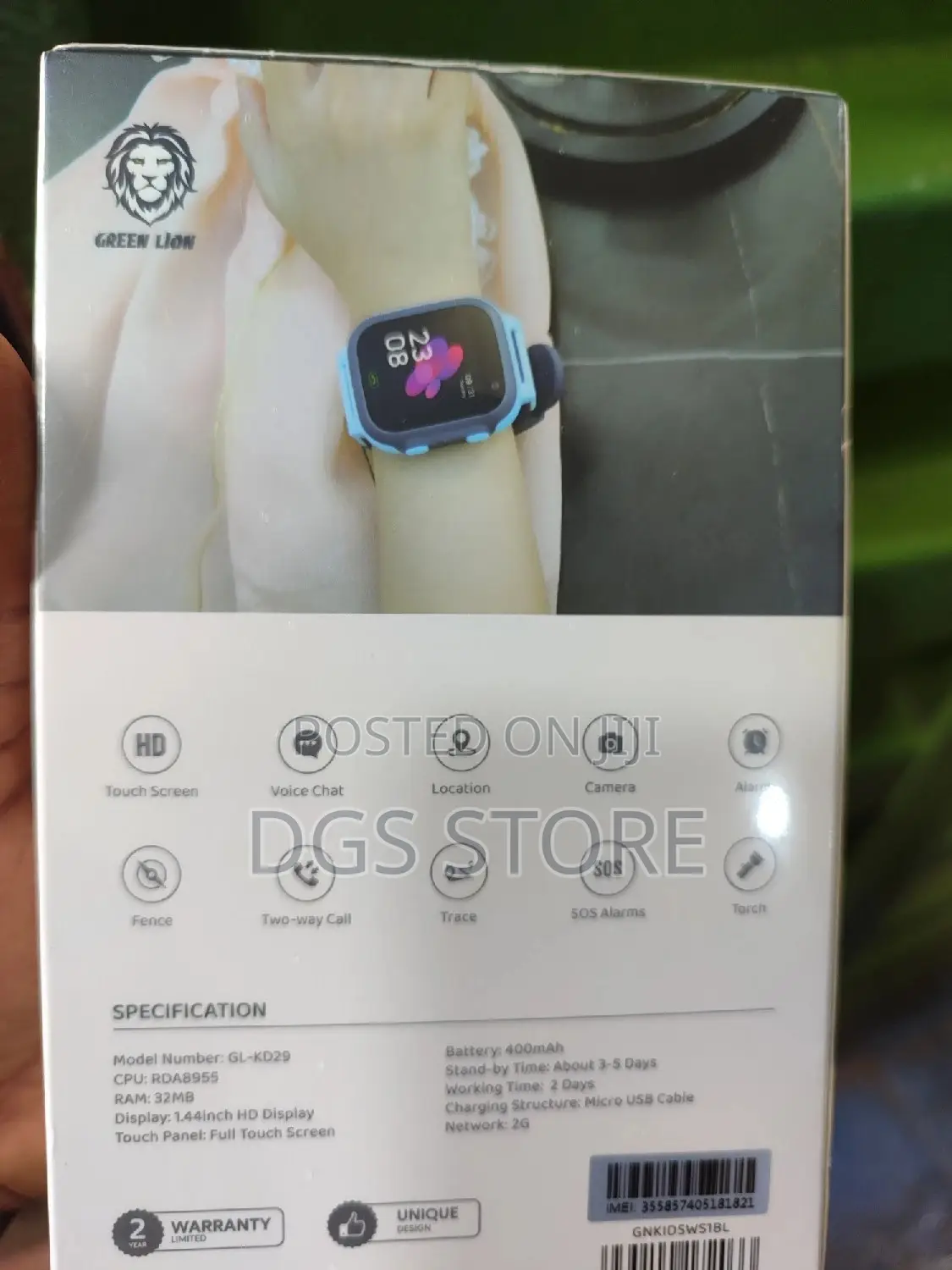 Green Lion Kids Smart Watch Series 1