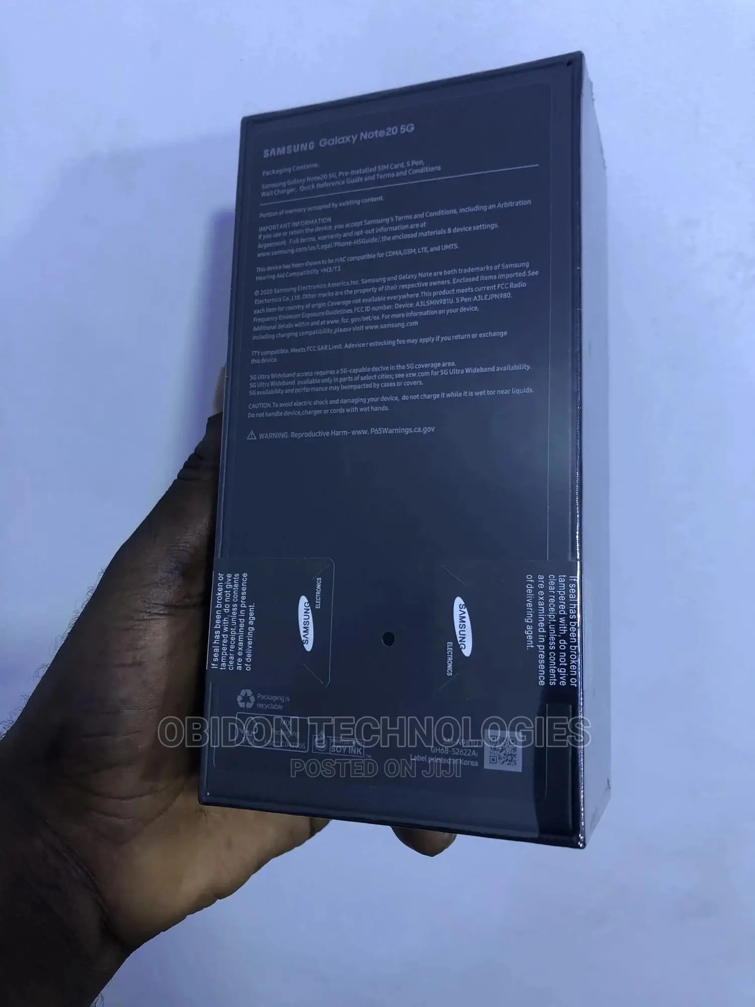 New Samsung Galaxy Note 20 5G 128 GB
