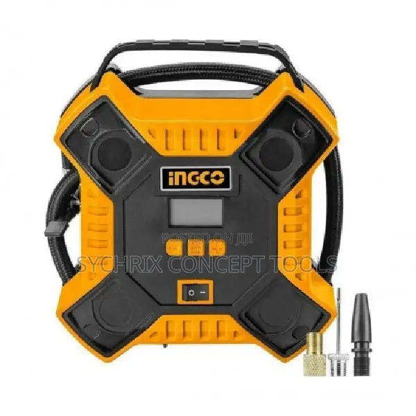 Ingco Air Compressor -Portable Tire Inflator-12v