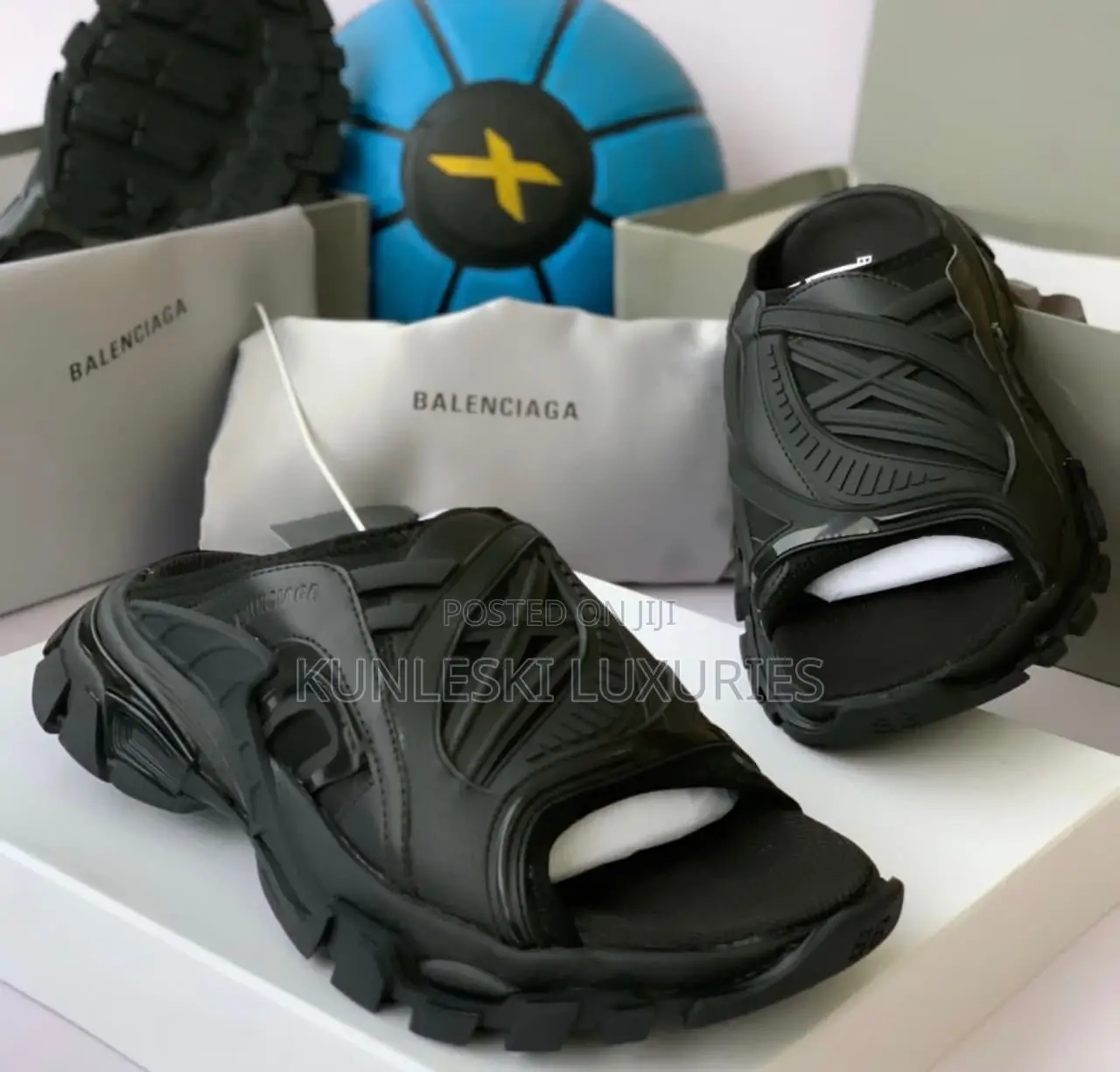 Original Balenciaga Track Slides Available in Store