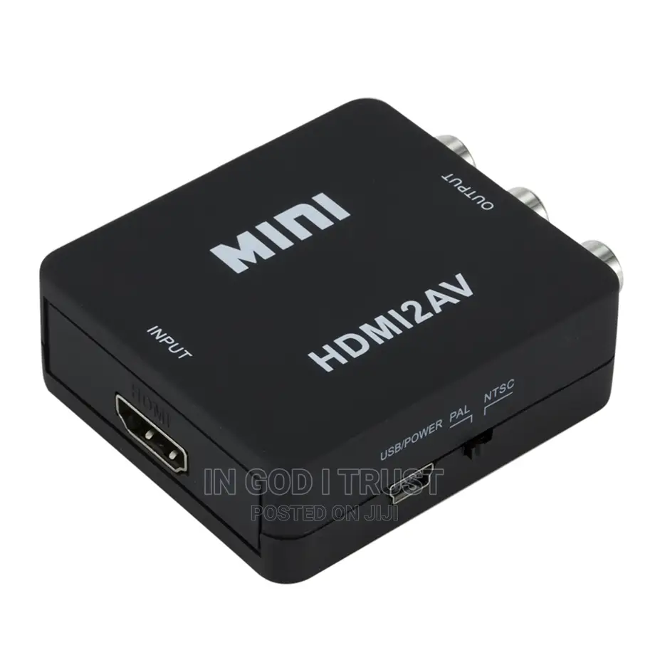 1080P Hdmi-compatible To AV Scaler Adapter Video Converter