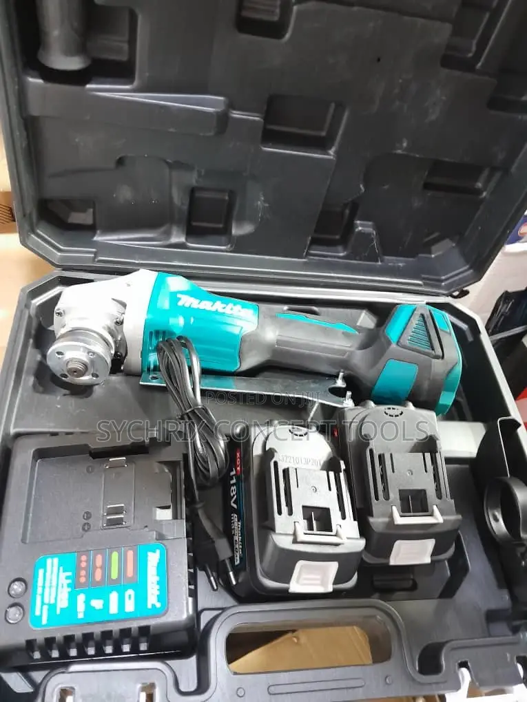 Makita Cordless Angle Grinder With Battery and Charger 18V