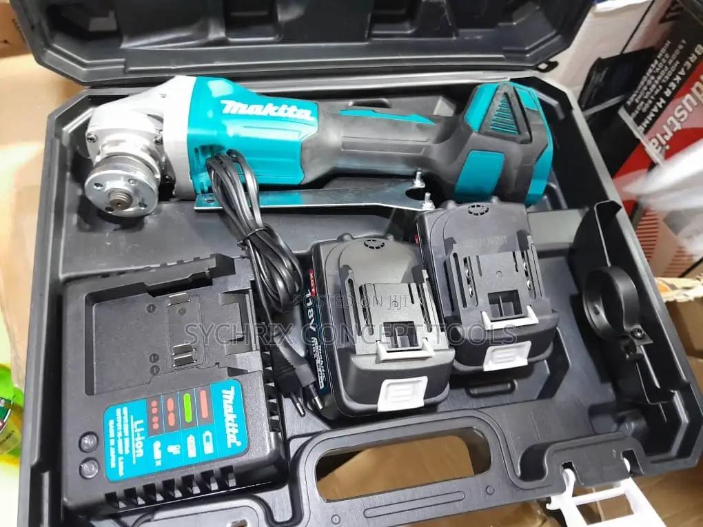 Makita Cordless Angle Grinder With Battery and Charger 18V