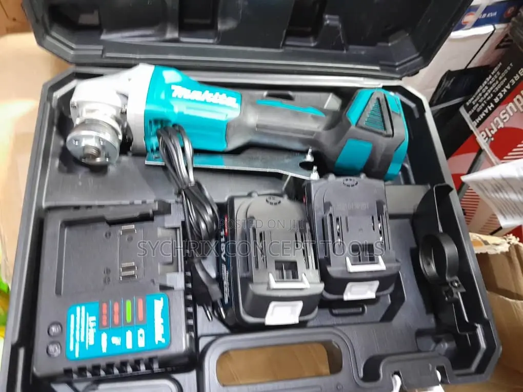 Makita Cordless Angle Grinder With Battery and Charger 18V