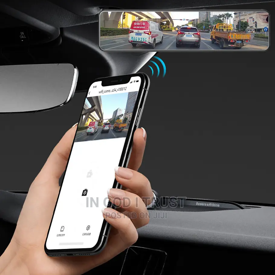 12 Inch Android 8.1 4G Car Rearview Mirror RAM 4G+32G
