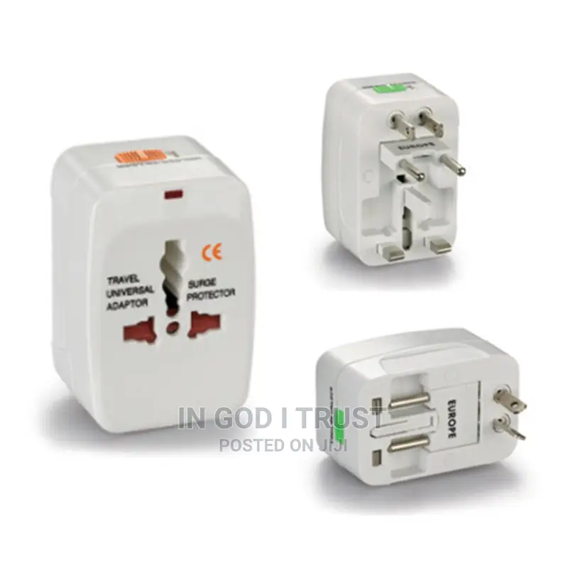 2 Usb Charging Universal Travel Adapter All-in-One