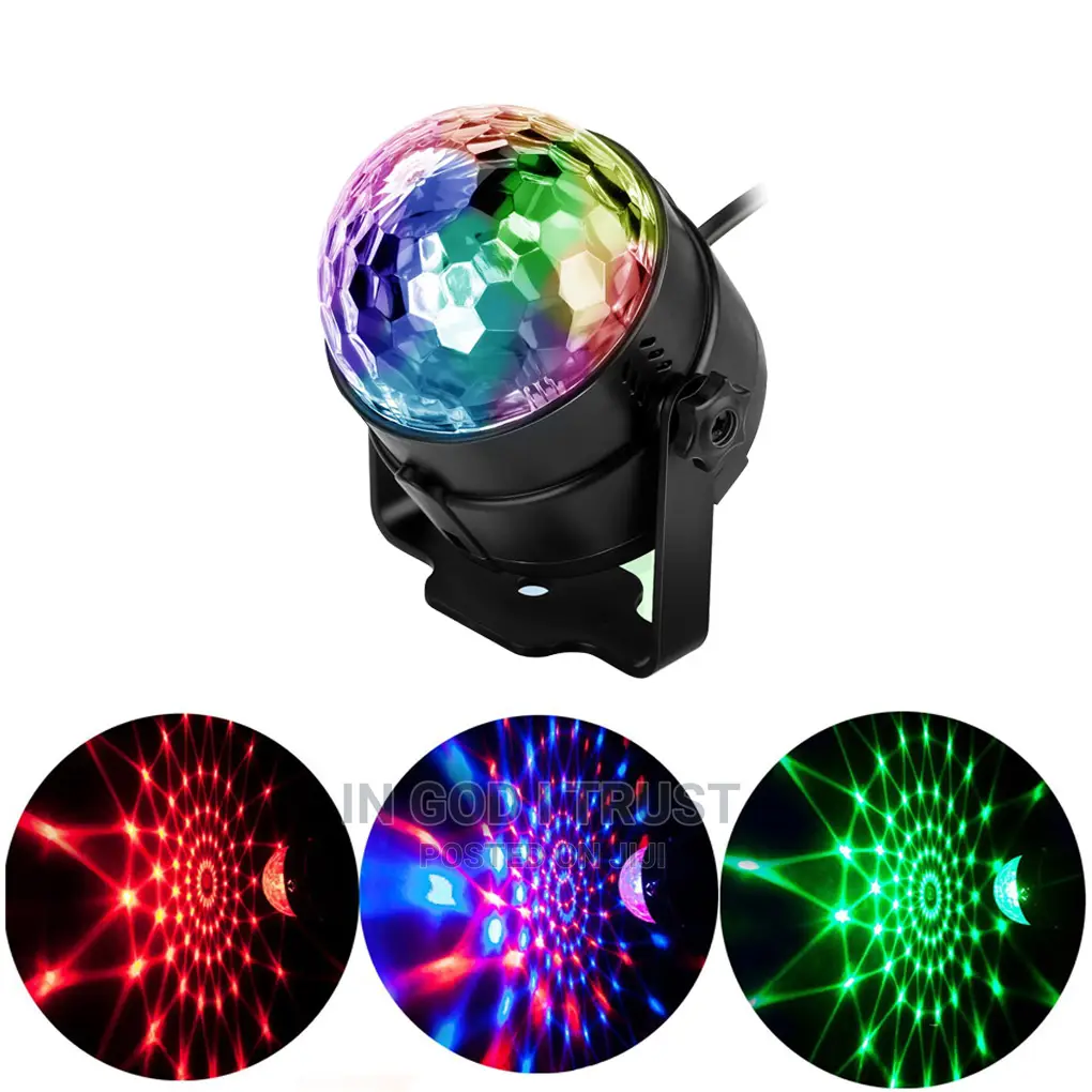 Disco Lights Rotating Ball Lights RGB LED Stage Lights