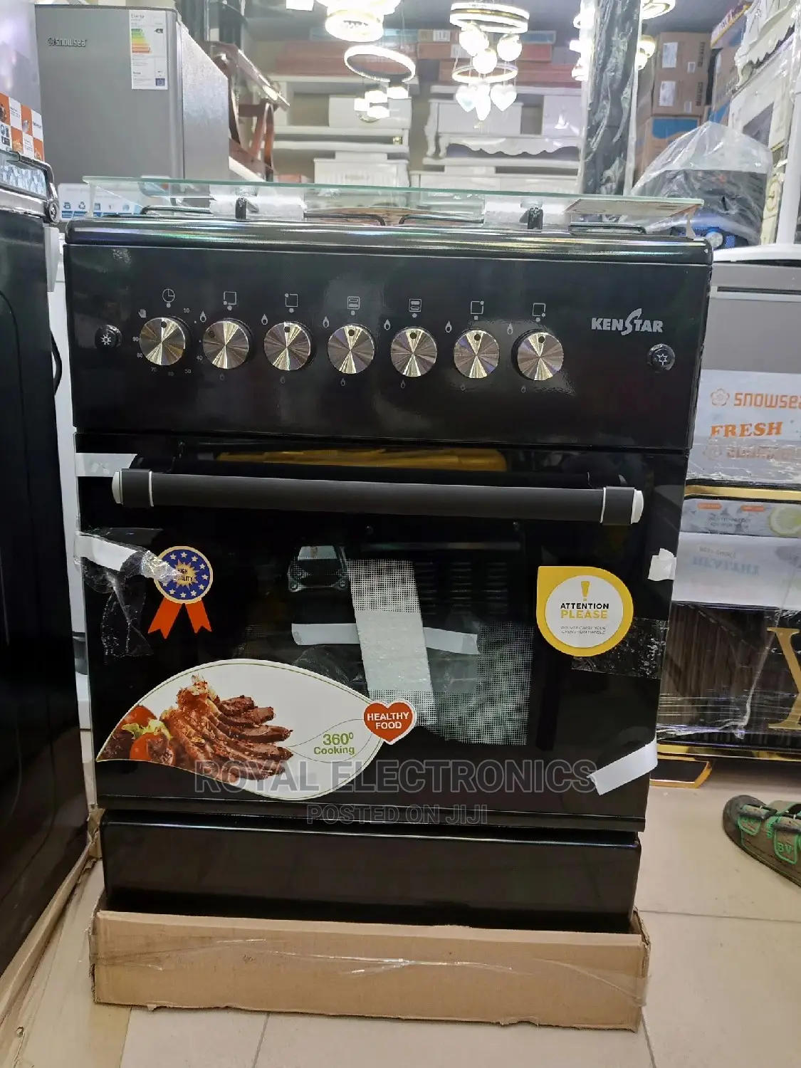 Original Quality Kenstar 60*60 Standing 4 Gas Burner+Oven