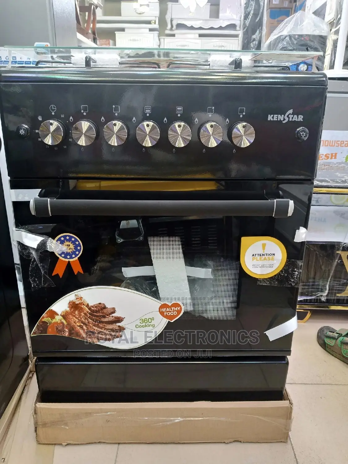 Premium Quality Kenstar 60*60 Standing 4 Gas Burner+Oven