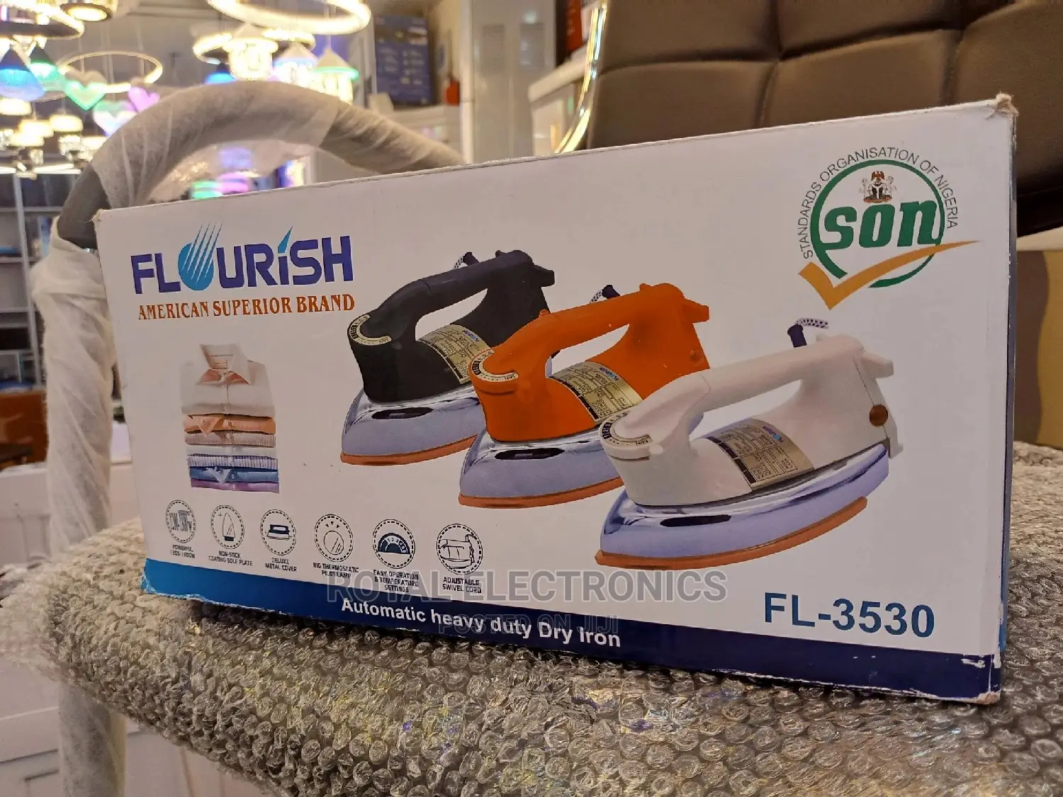 Flourish Automatic Heavy Duty Iron 1000W Fl-3530