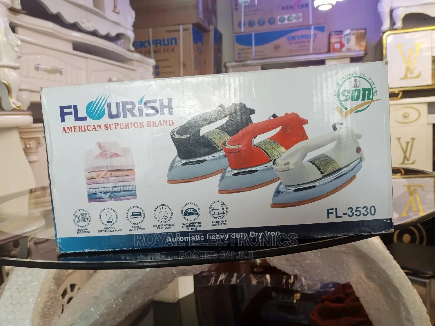 Top Class Flourish Auto Heavy Duty Iron 1200W Fl-3530