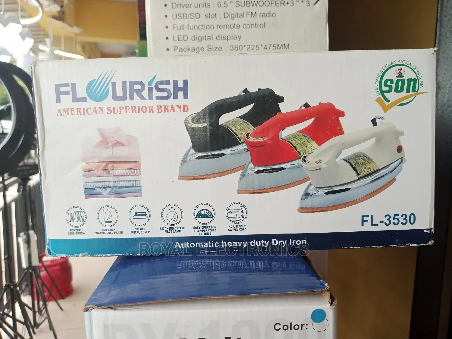 Original Flourish(Fl-3530)Auto Heavy Duty Iron 1200W