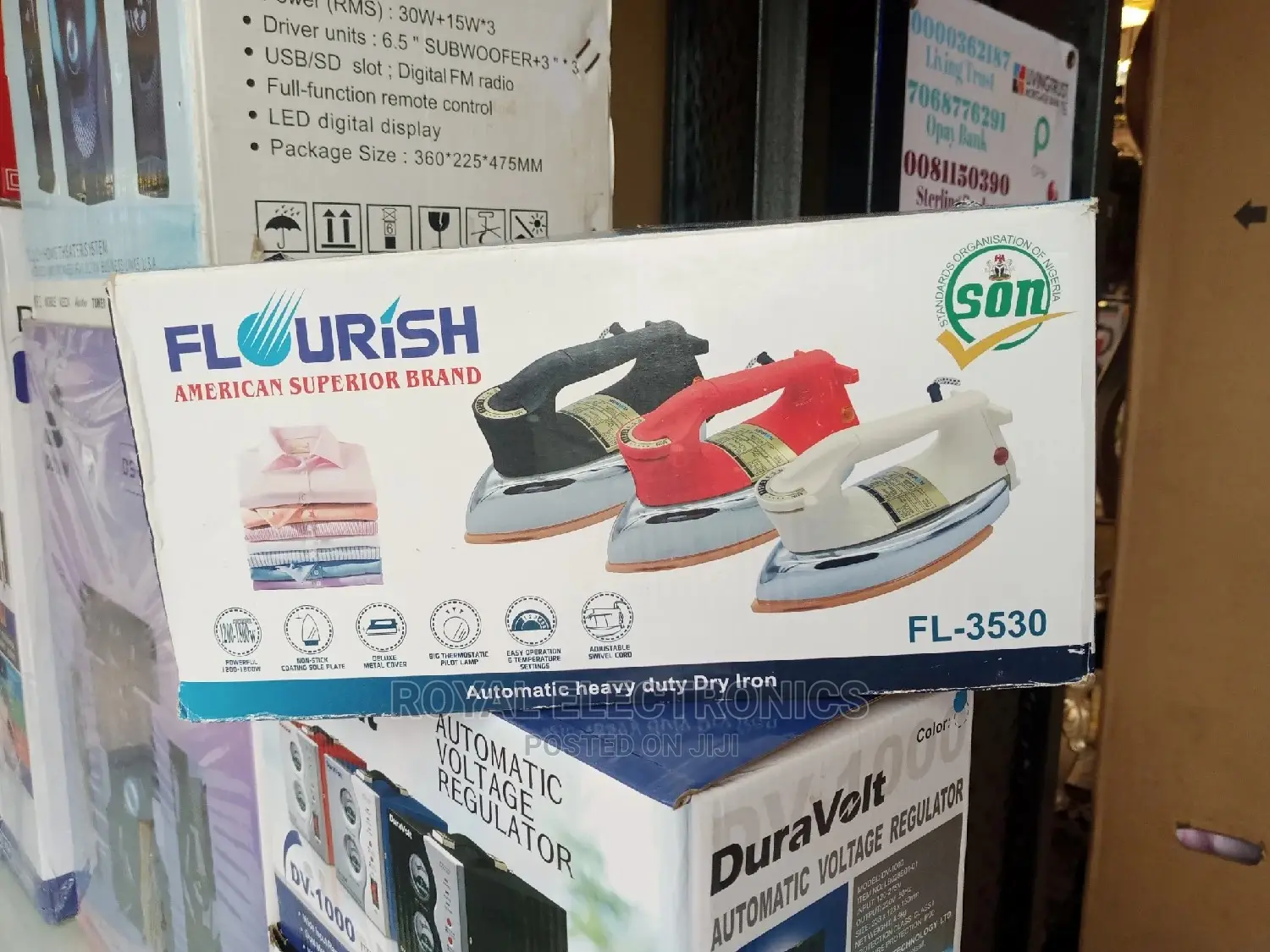 Original Flourish(Fl-3530)Auto Heavy Duty Iron 1200W