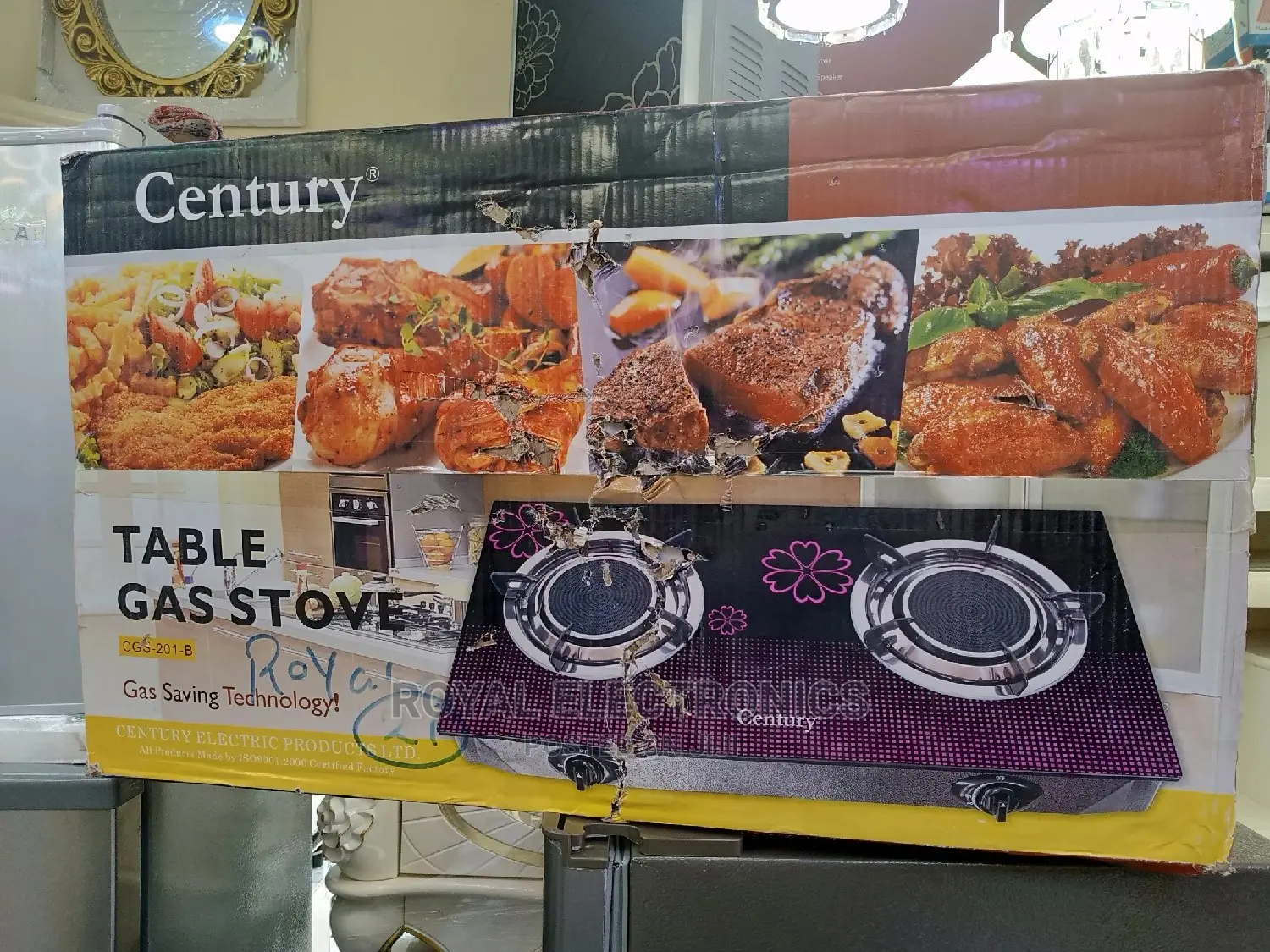 Latest Century(Cgs 201-b) Glass Table Top Gas Cooker