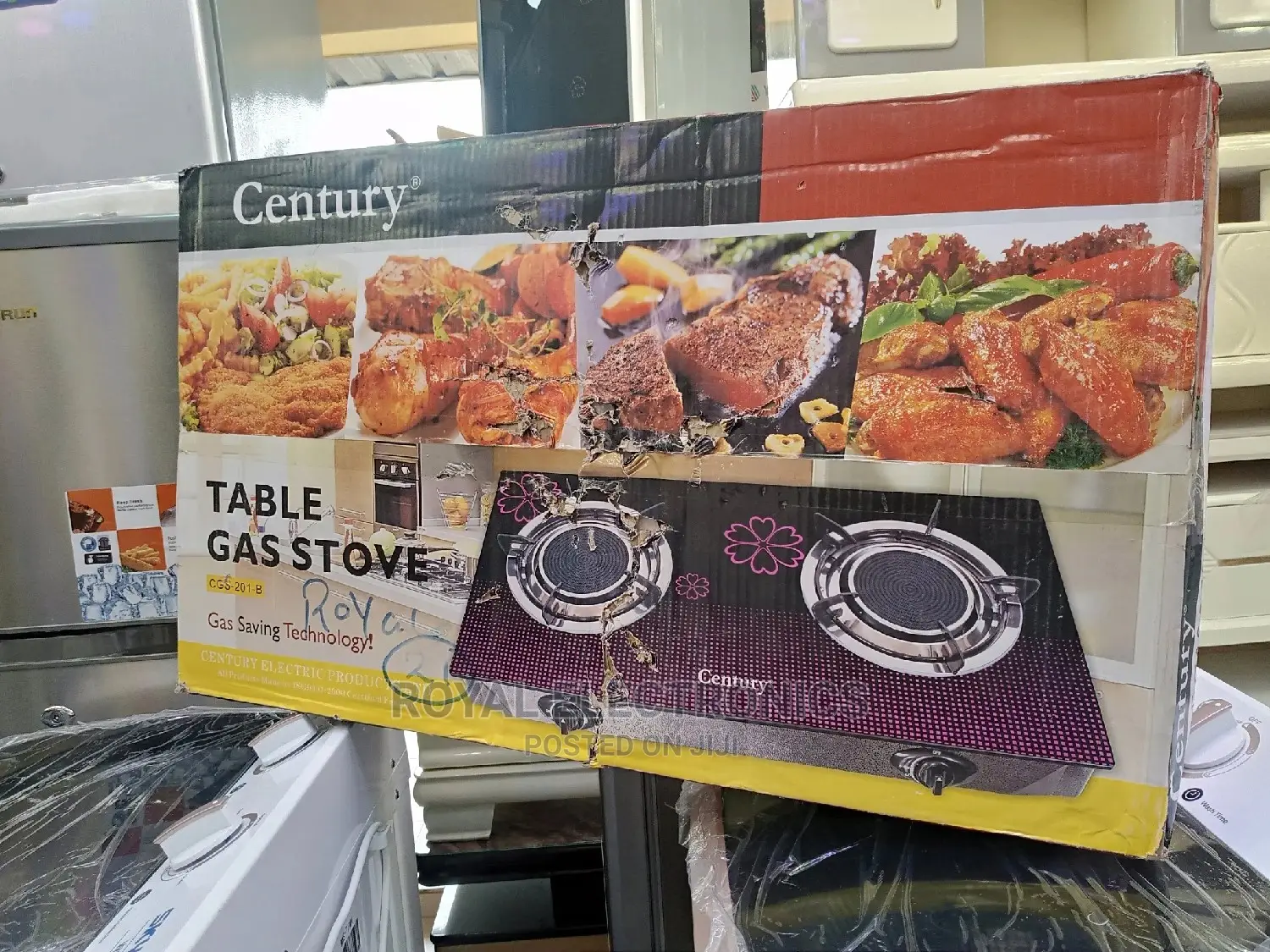 Top Quality Century(CGS 201-B) Glass Table Top Gas Cooker