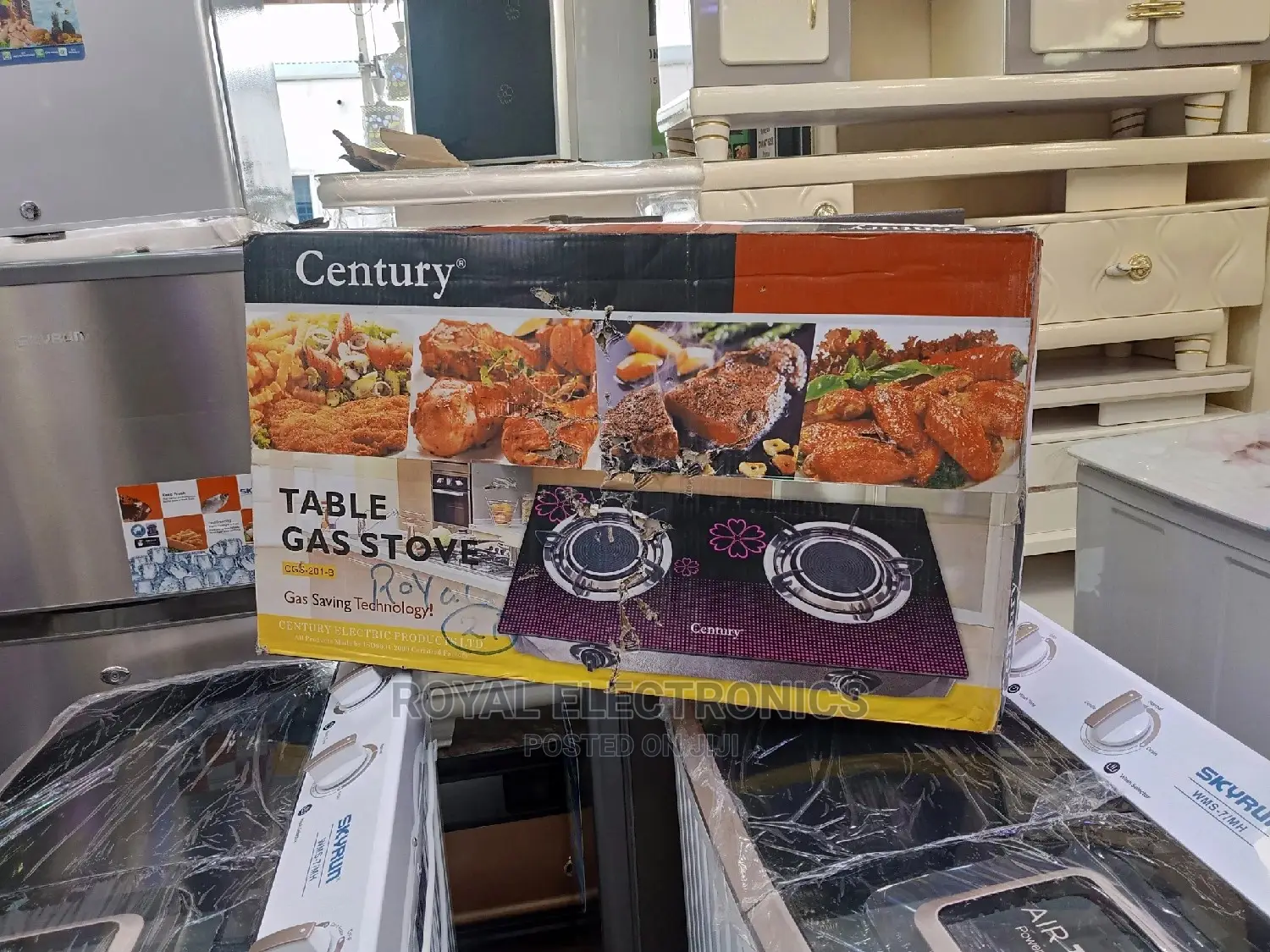 Top Quality Century(CGS 201-B) Glass Table Top Gas Cooker