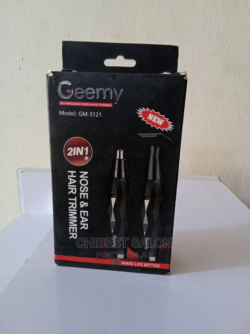 Rechargeable Geemy Nose And Ear Hair Trimmer